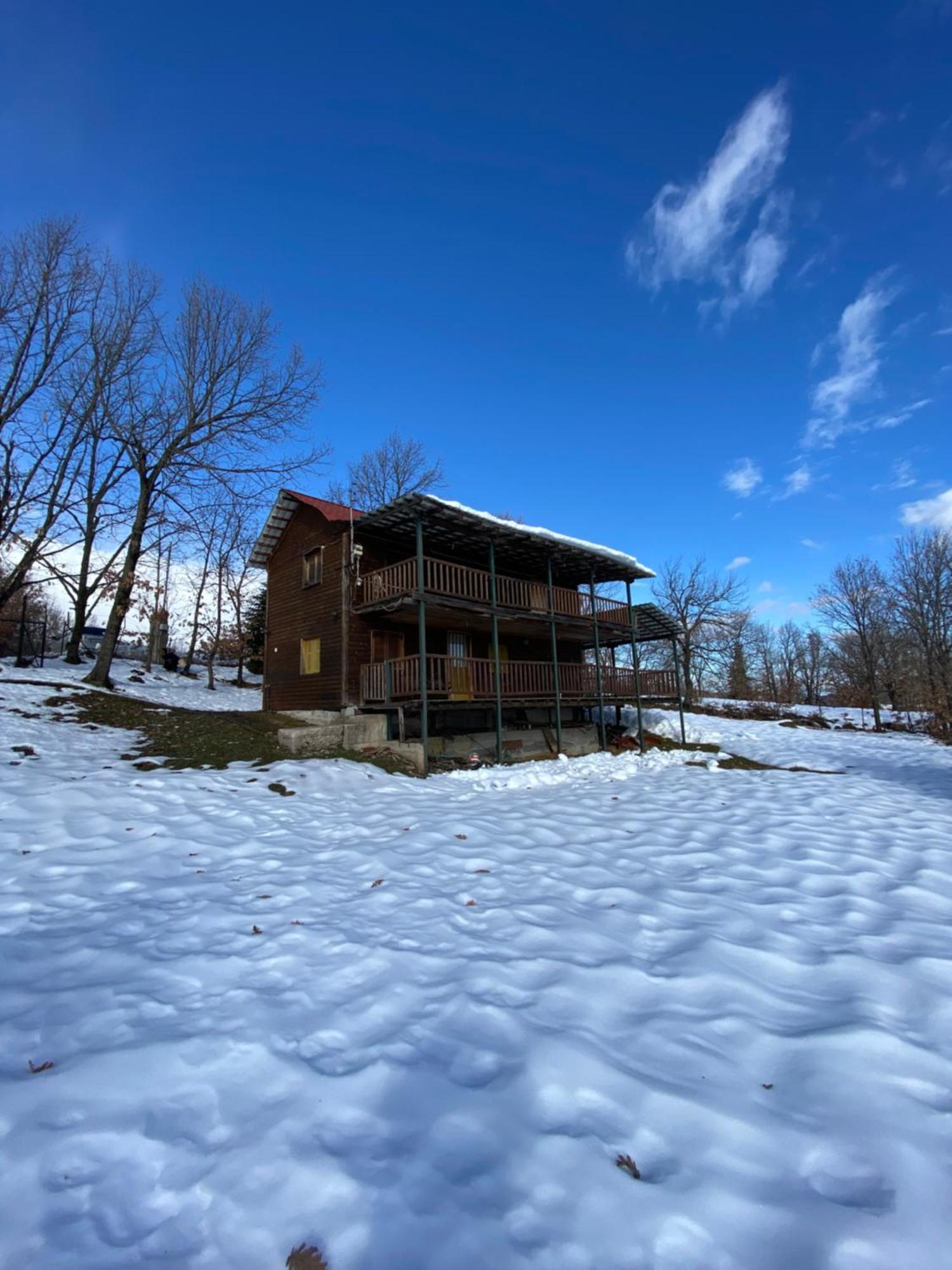 Traditional Wooden Apartment Koutsodímos Dış mekan fotoğraf