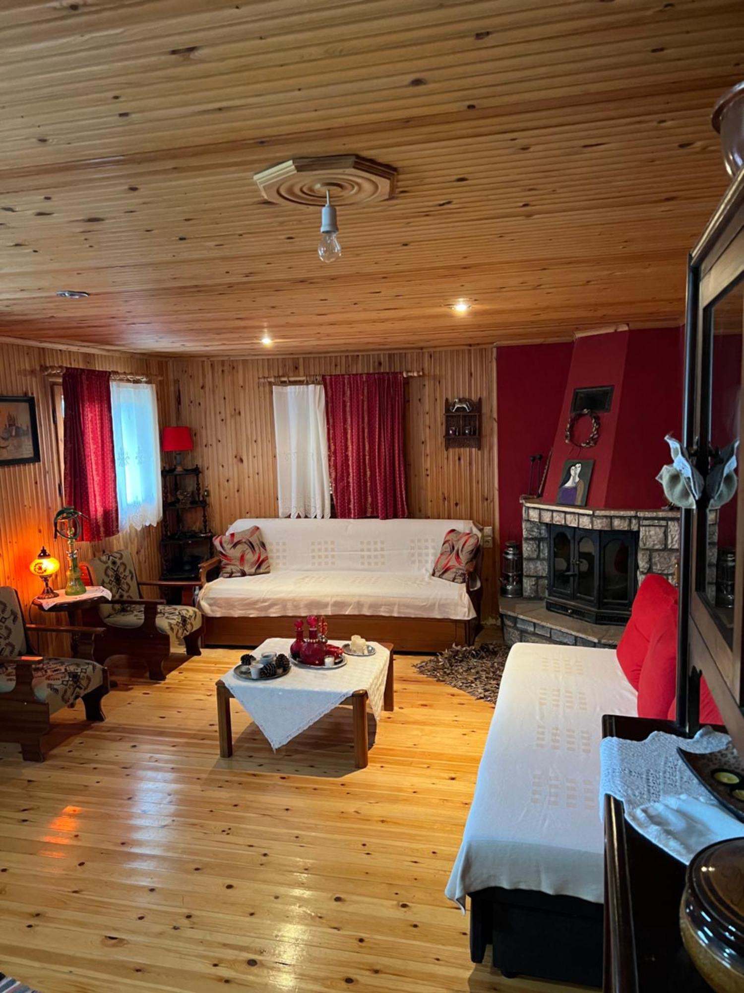 Traditional Wooden Apartment Koutsodímos Dış mekan fotoğraf
