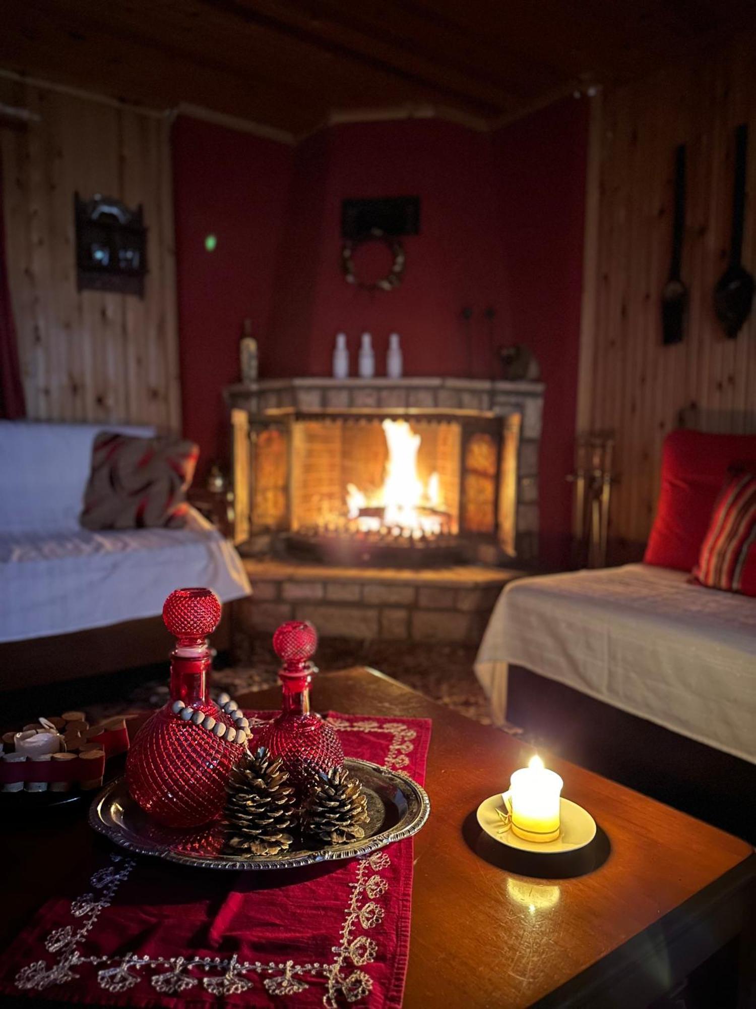 Traditional Wooden Apartment Koutsodímos Dış mekan fotoğraf