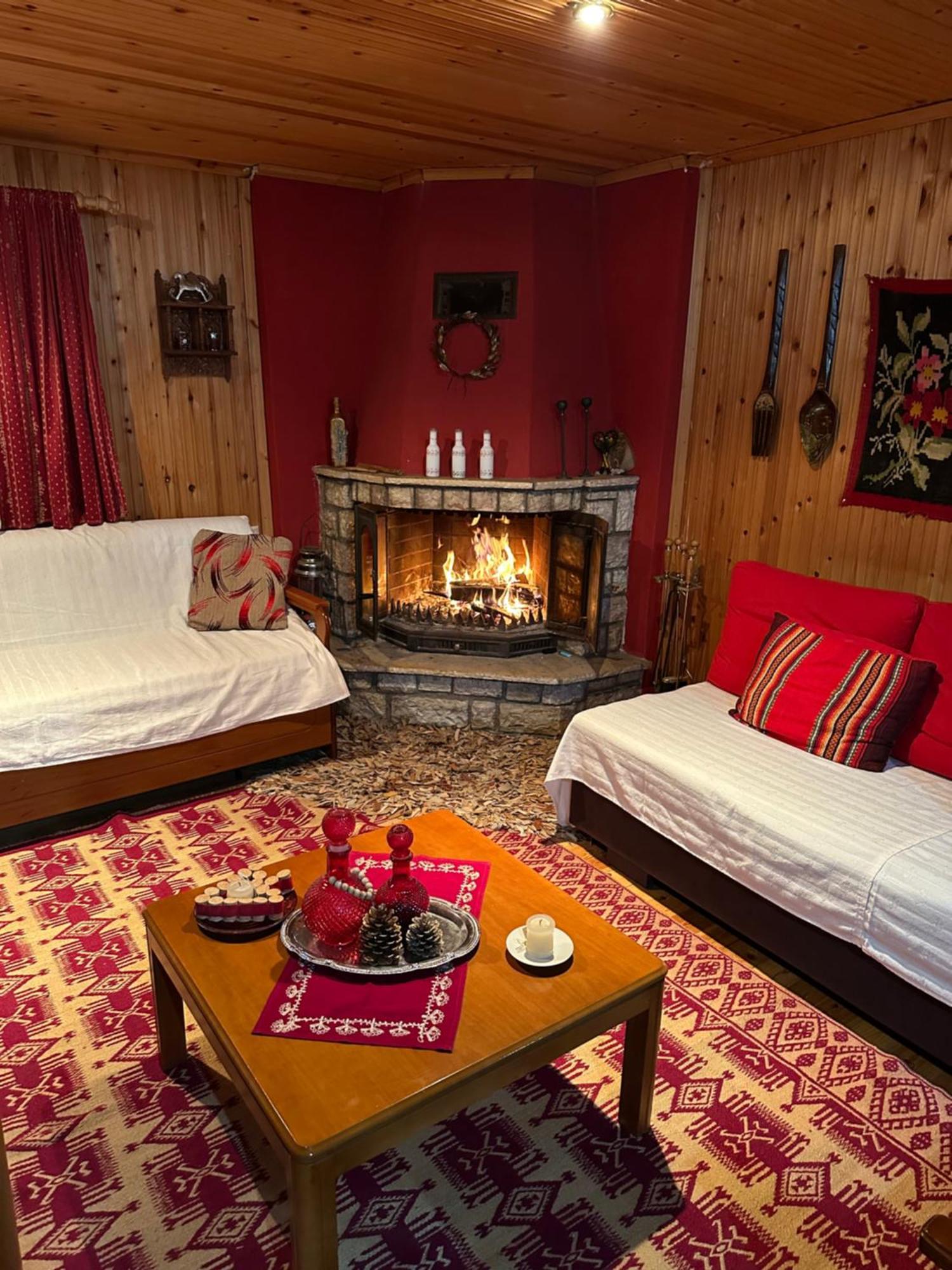 Traditional Wooden Apartment Koutsodímos Dış mekan fotoğraf